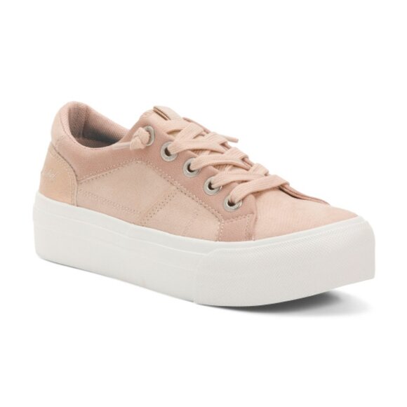 NEW BLOWFISH Color Block Lace Up Sneakers pink  for women 253 - Picture 1 of 5